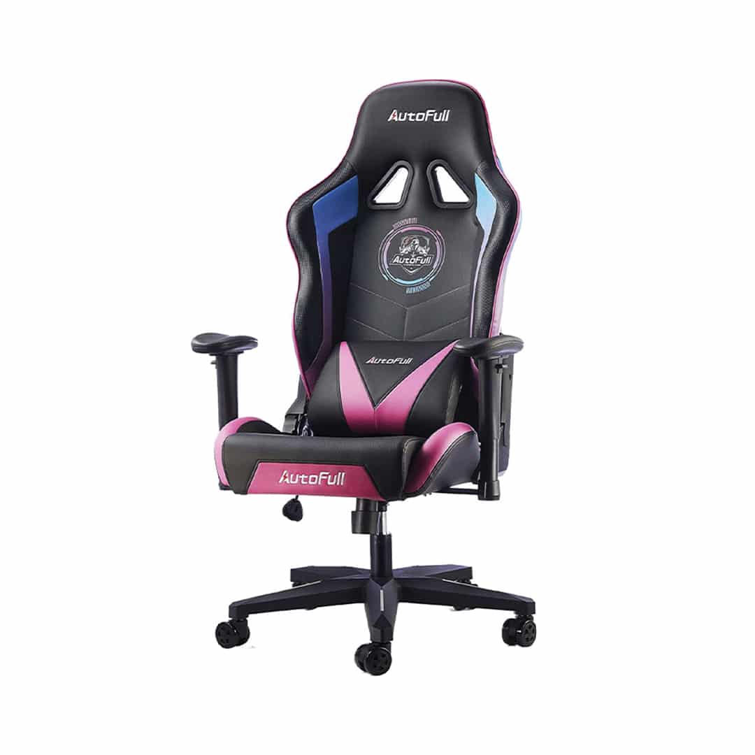 AutoFull AF075RPSA-CB Racing Gaming Chair Black Pink -2 AutoFull AF075RPSA-CB Racing Gaming Chair Black Pink -2