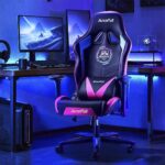 AutoFull AF075AutoFull AF075RPSA-CB Racing Gaming Chair Black Pink. -3RPSA-CB Racing Gaming Chair Black Pink. -3