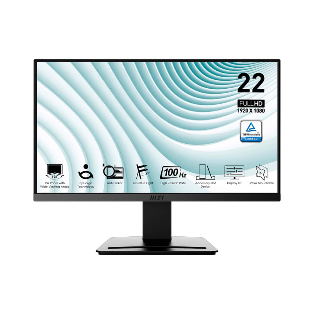 MSI PRO MP223 22 1920x1080, 1ms, 100Hz MSI PRO MP223 22 1920x1080, 1ms, 100Hz