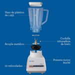 Licuadora Oster - 10 Velocidades / Vaso de Plástico