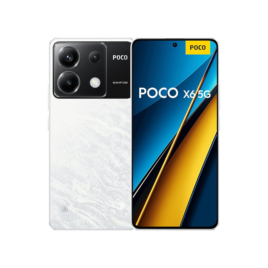 Xiaomi Poco X6 5G 12GB 256GB, White Teléfono Celular Xiaomi Poco X6 5G