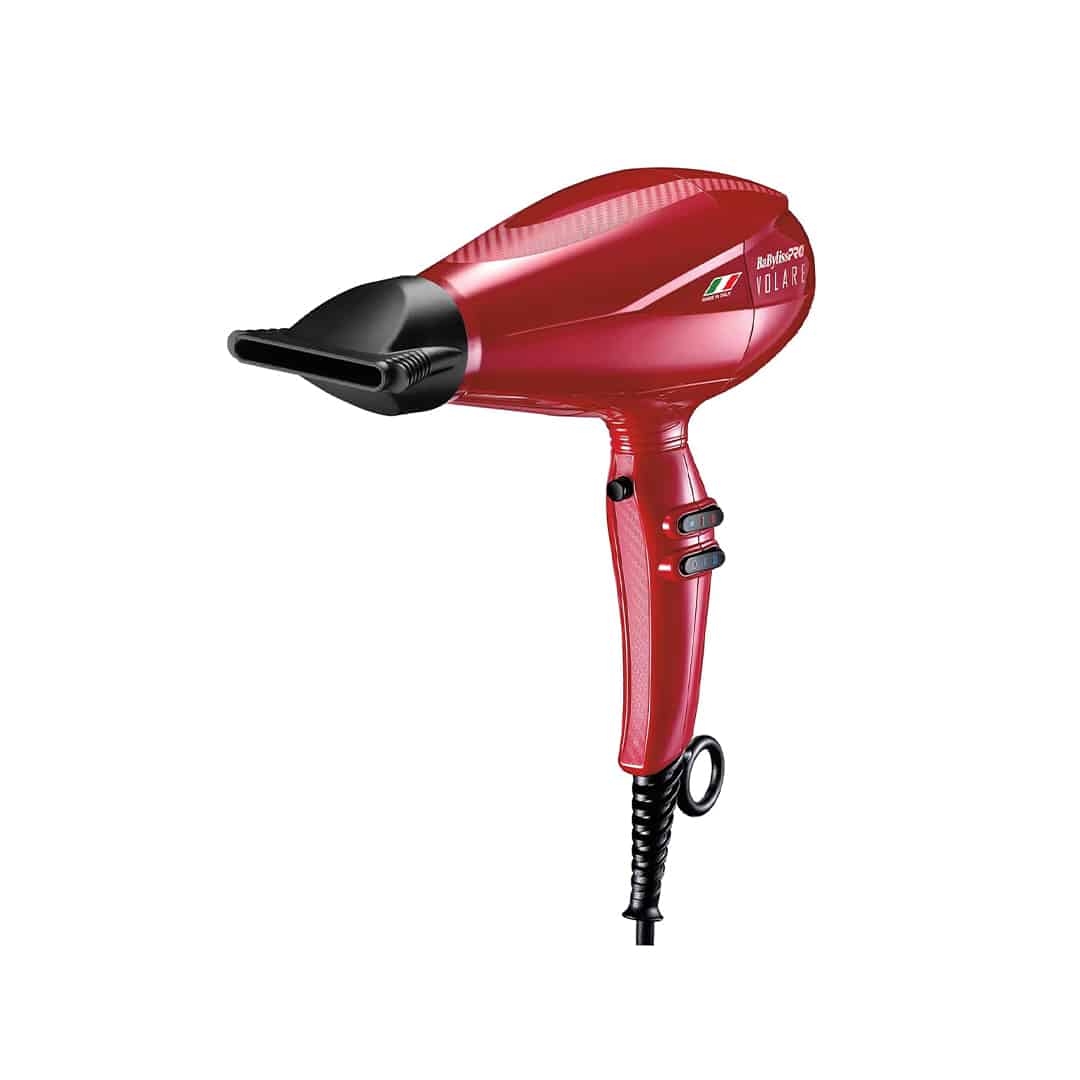 BaBylissPRO Nano Titanium Secador Volare (BRVOL1), Rojo -2 Secador BaBylissPRO BRVOL1 - Nano Titanium