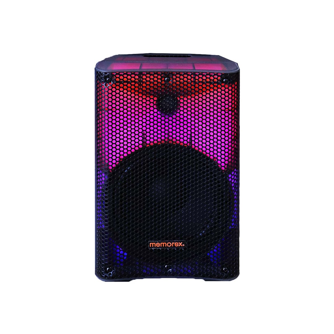 Memorex 8 MX-PS801 Speaker with Translucent Cabinet & Battery Corneta Memorex MX-PS801 - 8" / Speaker Translucent Cabinet