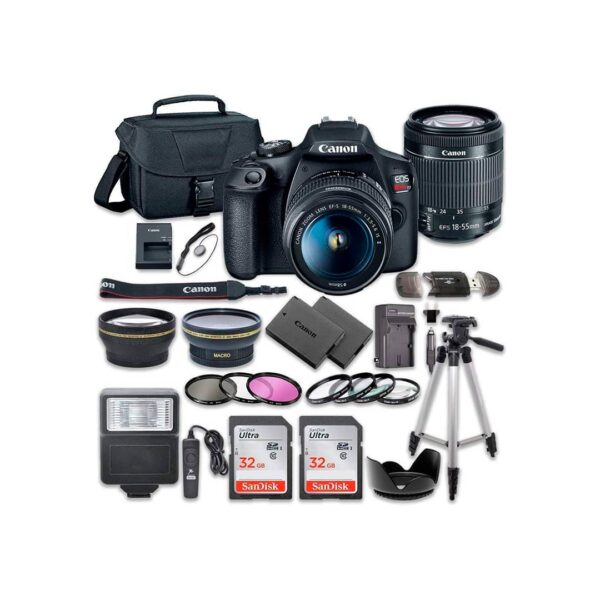 Cámara Canon EOS Rebel T7 - EF-S 18-55 IS II / Kit + Accesories Kit