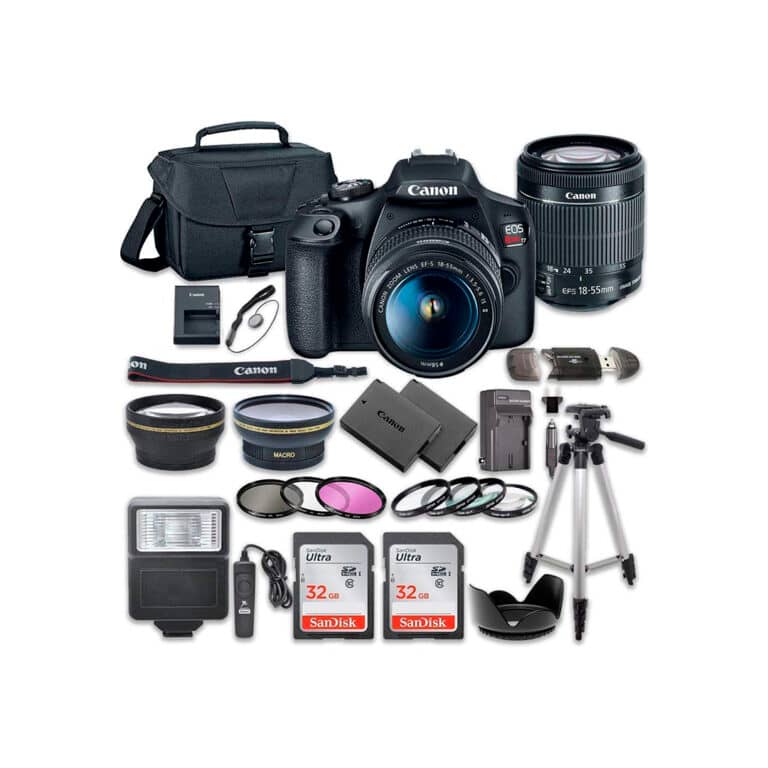 Cámara Canon EOS Rebel T7 - EF-S 18-55 IS II / Kit + Accesories Kit