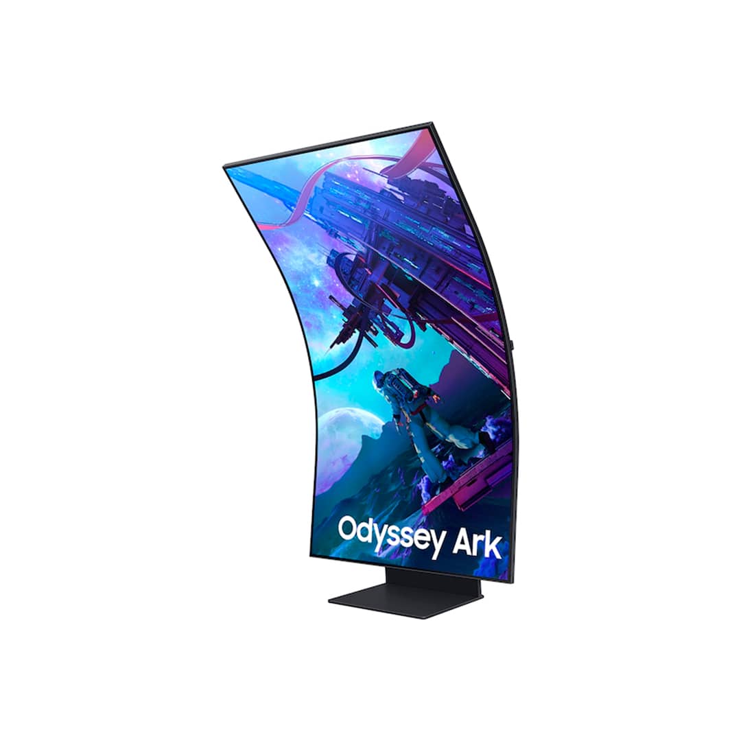 Samsung 55 Odyssey Ark 2nd Gen. (LS55CG970NNXGO) 4K UHD 165Hz 1ms Quantum Mini-LED Curved Gaming Screen -2 Monitor Samsung Odyssey Ark - 55" / 4K / UHD /165Hz / 1ms