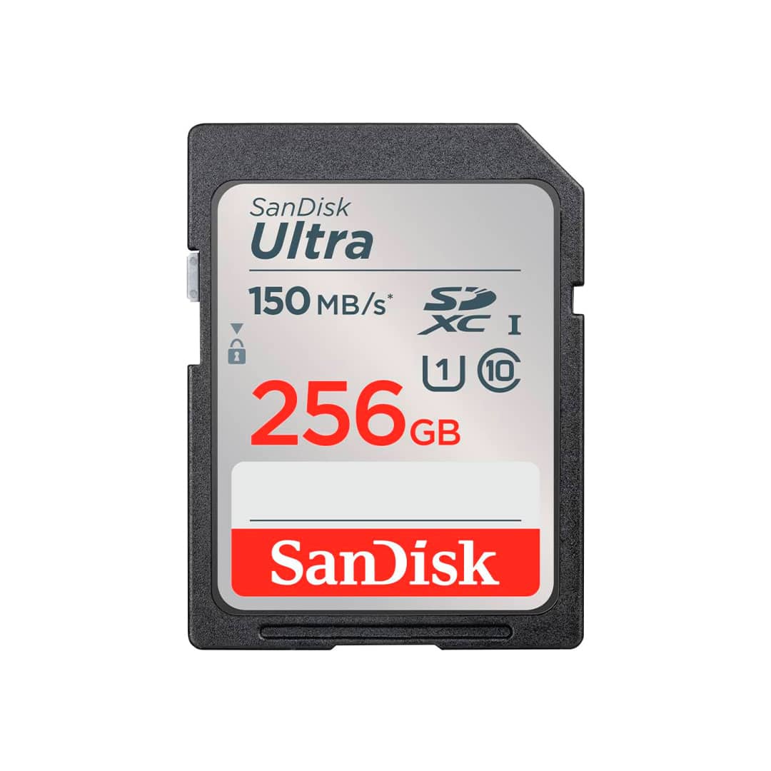 SanDisk Ultra SDXC USH-I Card 256GB, 150MBs (SDSDUNC-256G-GN6IN-MY) -2 Tarjeta SanDisk Ultra SDXC USH-I - 150MB/s