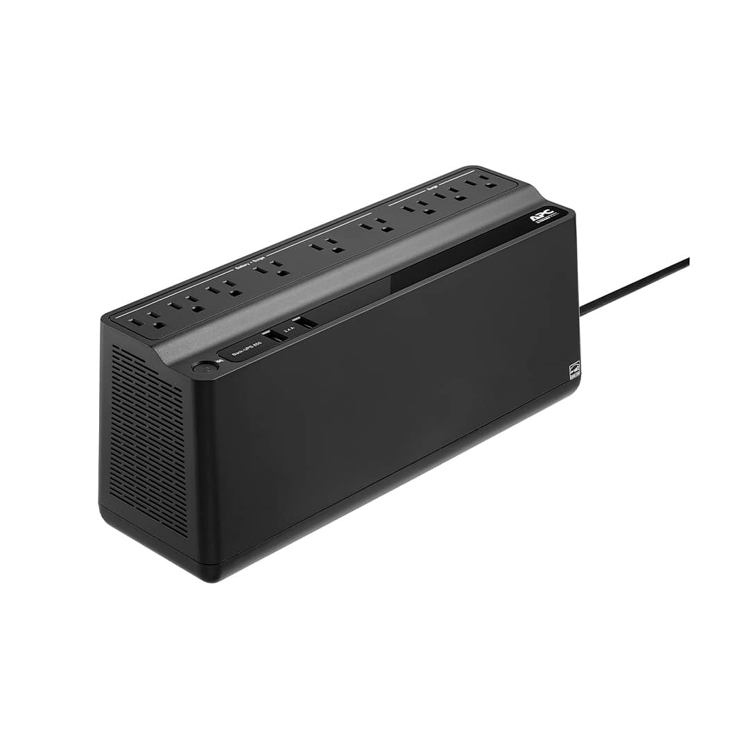 APC Back-UPS (BE850M2-LM) 850VA, 120V, 450W, 9 outlets -2 (1) UPS APC Back-UPS BE850M2-LM - 850VA / 120V / 450W / 9 salidas