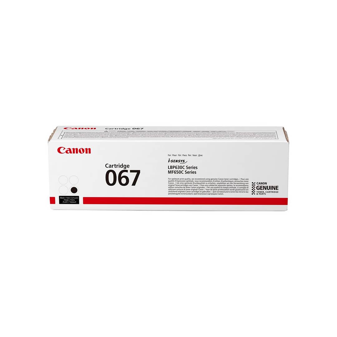 Canon Cartridge 067BK Black Toner Canon Cartridge 067