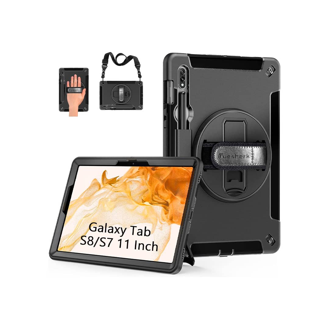 Miesherk Galaxy Tab S7 Case 11 inch 2020, Black Case Miesherk Galaxy Tab S7 - 11"