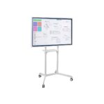 Base Mobile 37"-70" Mount-It Mobile TV Cart & Digital Whiteboard
