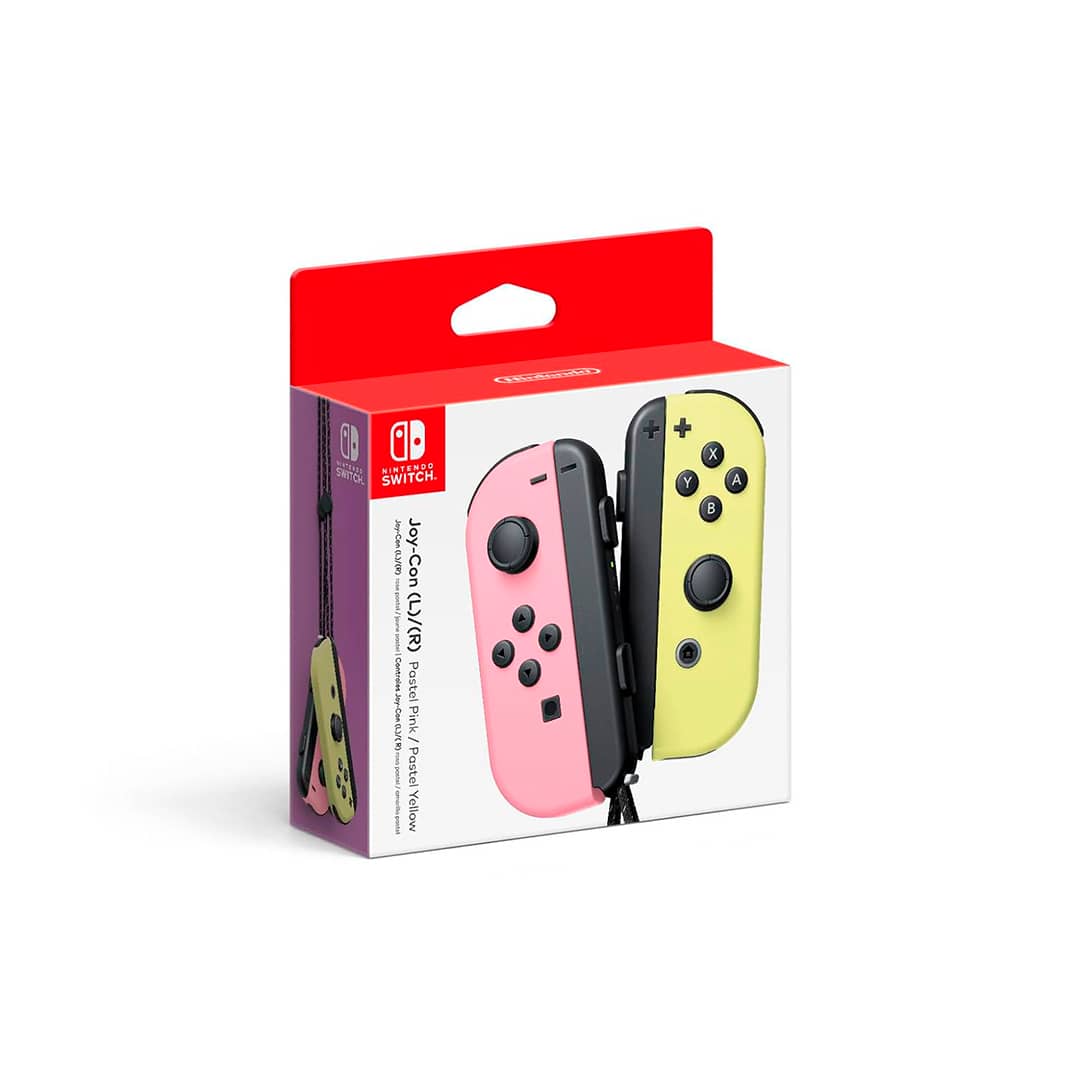 Nintendo Control Pair Joy-Con (L) (R), Pastel Pink Pastel Yellow Control Pair Joy-Con Nintendo – (L)/(R)