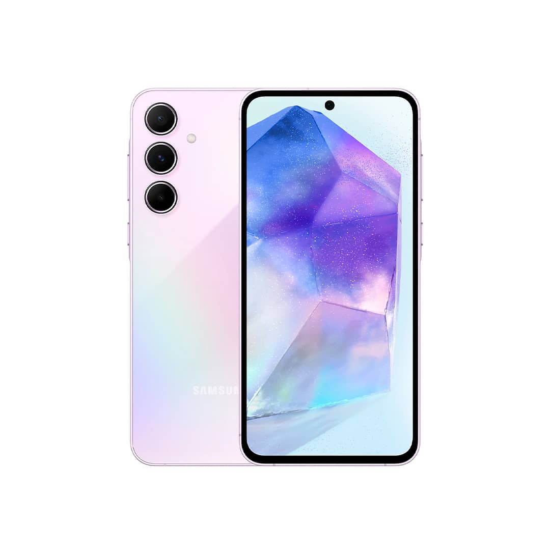 Samsung Galaxy A55 5G 8GB 128GB (SM-A556E DS), Awesome Lilac Teléfono Celular Samsung Galaxy A55 5G