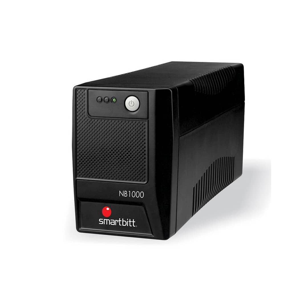 SmartBitt UPS Smart (SMA-SBNB1000) 1000VA 500W, 6 Tomas -3 UPS SmartBitt 1000VA / 500W - 6 Tomas