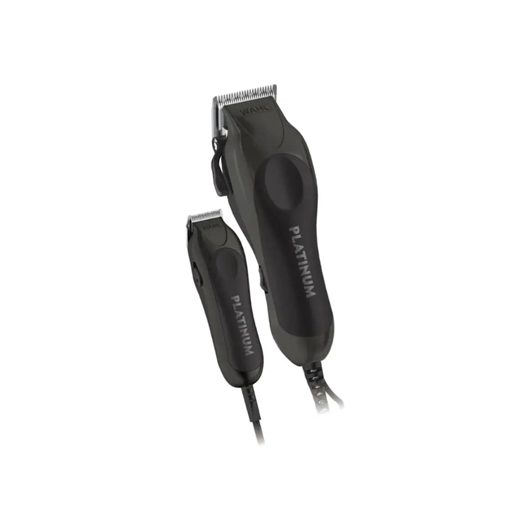 Wahl Pro Series Platinum Corded Hair Clipper & Corded Trimmer Kit (79804-100) -2 Afeitadora Wahl Pro Series Platinum Corded Hair Clipper