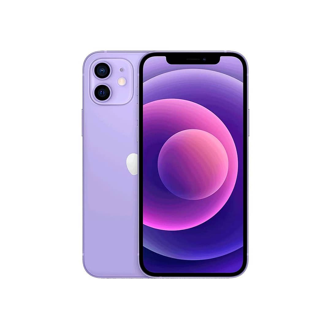 Apple iPhone 12 64GB, Purple -3 Apple iPhone 12 - 6.1" / 256GB