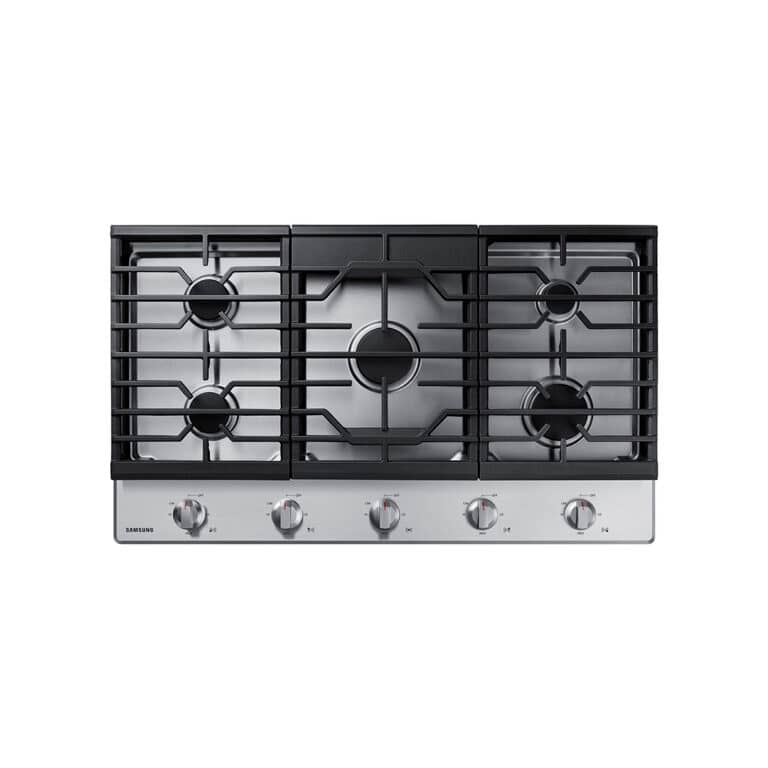 Placa de cocina Samsung de gas incorporada de 36" / 5 quemadores / NA36R5310FS/AA 