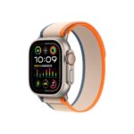 Apple Watch Ultra 2 GPS + Cellular - 49mm / MRF13LW/A / Titanium Orange/Beige Trail Loop S/M