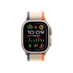 Apple Watch Ultra 2 GPS + Cellular - 49mm / MRF13LW/A / Titanium Orange/Beige Trail Loop S/M