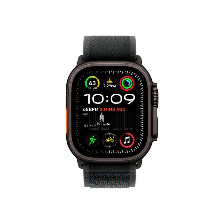 Apple Watch Ultra 2 GPS + Cellular - 49mm / MX4V3LW/A / Black Titanium Case with Black Trail Loop M/L.