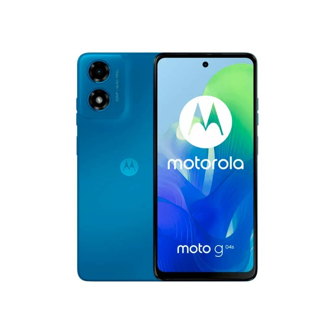 Motorola G04s Blue -2 Teléfono Celular Motorola G04s - 6.5" / 4GB / 256GB