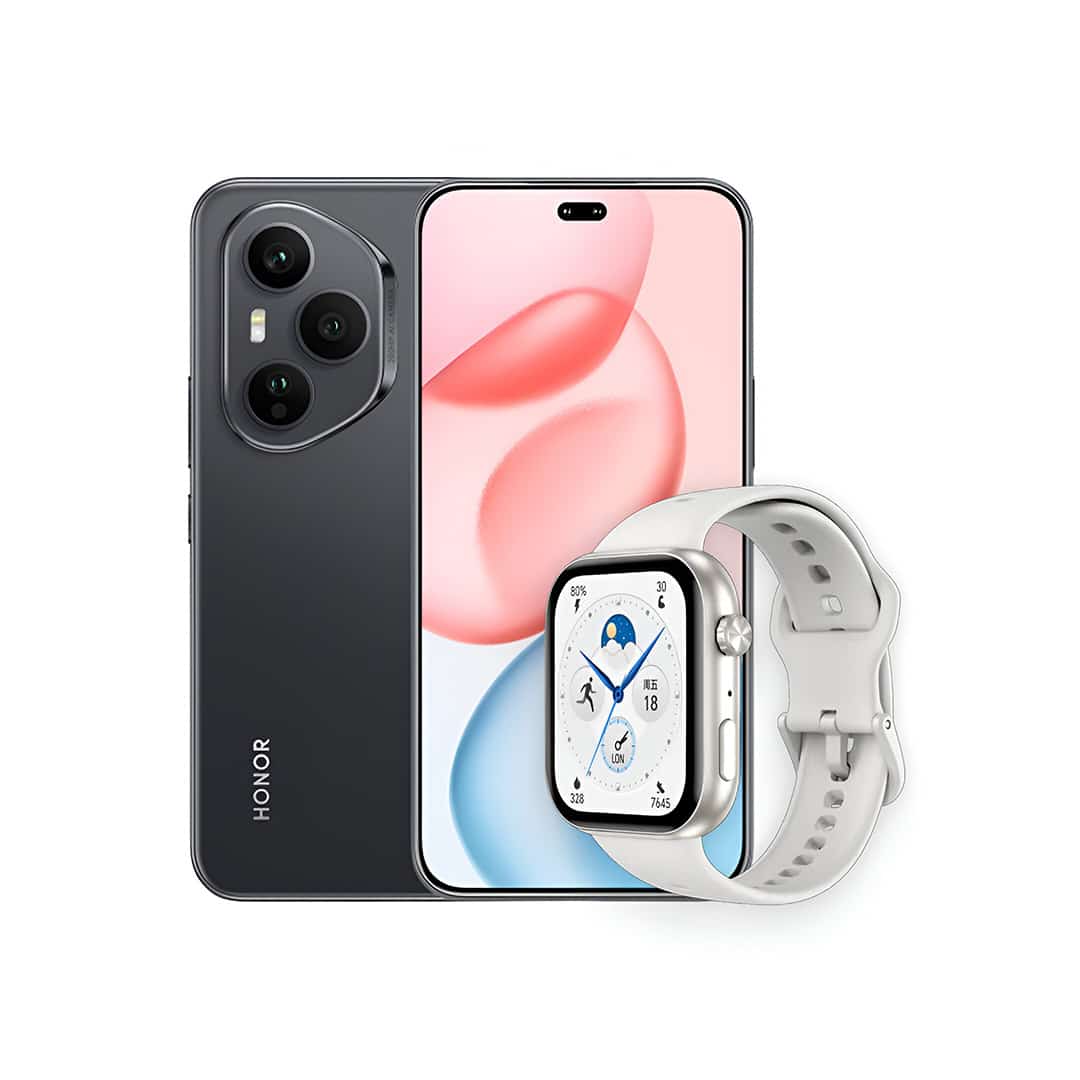 Honor 400 Pro DNP-NX9, Midnight Black con reloj Honor 400 Pro DNP-NX9, Midnight Black con reloj