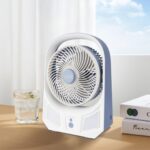 Ventilador de Mesa WINNINGSTAR ST-4063 - 8" / Luz LED 