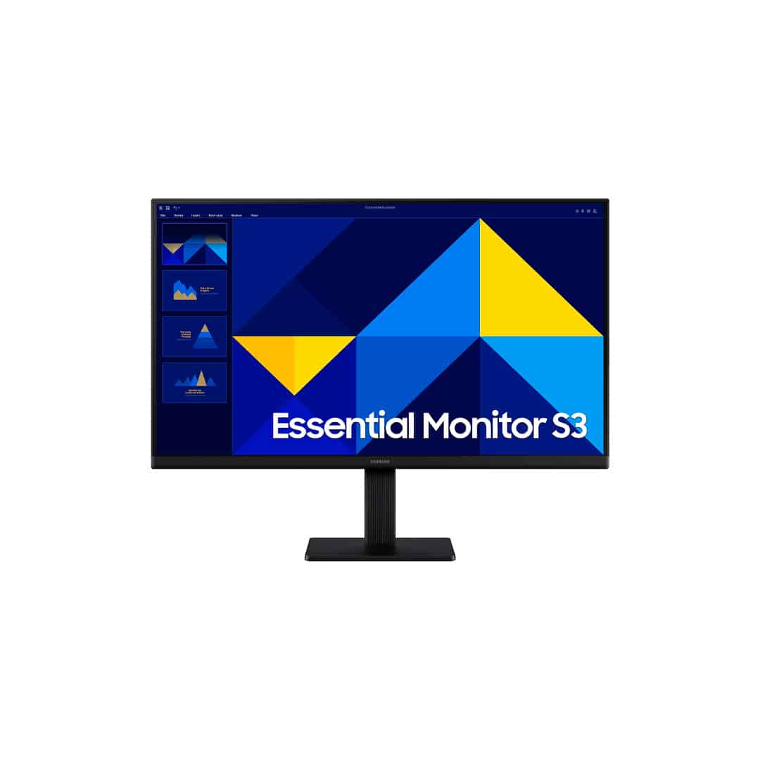 Samsung-24-Essential-Monitor-S3-S30GD-LS24D300GANXZA-FHD-1920x1080-100Hz Monitor Samsung 24" Essential Monitor S3 S30GD / FHD - Imagen 1