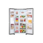 Refrigeradora LG Side by Side - 23.8p³ (neto) / 22.4p³ (bruto) / Inversor inteligente Prime Silver VS25BJNK - Imagen 3