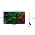 TV001-00068 LG 100 Smart TV QNED evo AI QNED86 MiniLED 4K 2025 100QNED86AS
