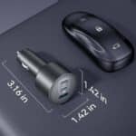 Anker Cargador de coche USB-C para iPhone 17, 167,5 W Max 3 puertos
