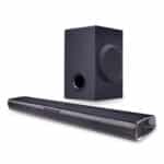 COR007-00018 LG Barra de Sonido con Subwoofer Inalámbrico 2.1 SQC1 160W, Óptico, Bluetooth,