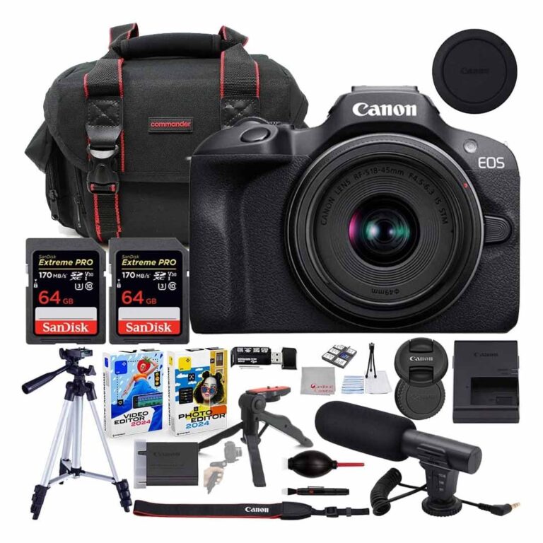 Canon EOS R100 Mirrorless Camera with 15-45mm Lens