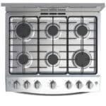 ESTUFA A GAS 6 QUEMADORES 30 GRIS