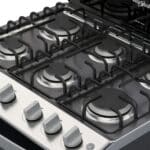 ESTUFA A GAS 6 QUEMADORES 30 NEGRO