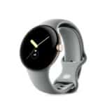 Google Pixel Watch (GA04123-US), Champagne Gold Stainless Steel Case.