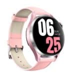 Kieslect Lady Watch Lora 3 Pink, Straps Pink Leather+Pink Silicone