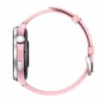 Kieslect Lady Watch Lora 3 Pink, Straps Pink Leather+Pink Silicone