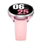 Kieslect Lady Watch Lora 3 Pink, Straps Pink Leather+Pink Silicone