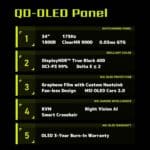 MSI MAG 341CQP QD-OLED 34 UWQHD (3440x1440) 175Hz 0.03ms