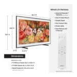 SAMSUNG OLED TV, QN75LS03FAP, 75, QWW53Q75F