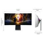 Samsung 34 Odyssey OLED G8 G85SD Ultra-WQHD LS34DG856SNXZA G-Sync Compatible Curved Gaming Monitor, 175Hz, 0.03ms (4)