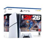 Sony Playstation 5 Slim Disc Drive NBA 2K26 Bundle (USA) 1TB, White.