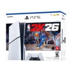 Sony Playstation 5 Slim Disc Drive NBA 2K26 Bundle (USA) 1TB, White.