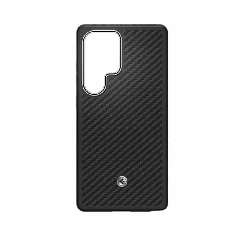 Spigen Galaxy S25 Ultra Enzo Aramid Case (GP-FPS938PGABW), Black Silver