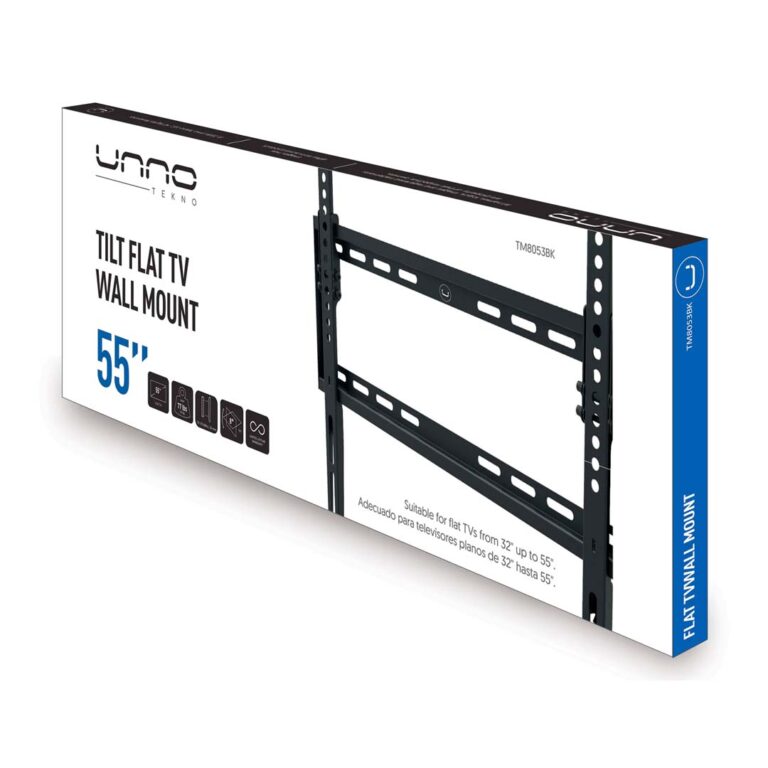 TM8053BK TV Wall Mount Tilt Arms For Flat TVs From 32 up to 55