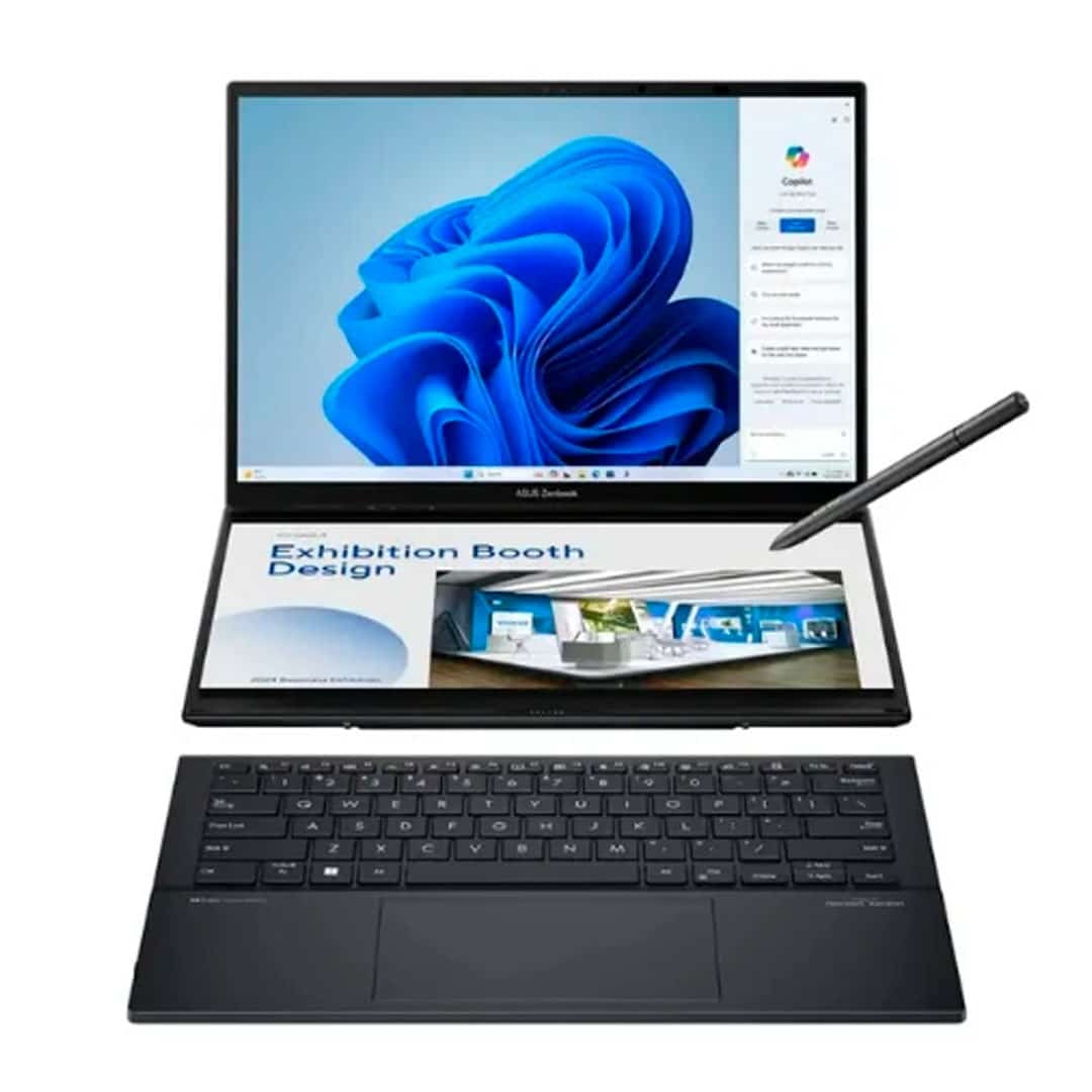 Asus Zenbook Duo UX8406CA-PS99T, Intel Core Ultra 9 285H, 32GB, 1TB SSD, 14 3K OLED Touchscreen, US, W11 (1) Asus Zenbook Duo UX8406CA-PS99T, Intel Core Ultra 9 285H, 32GB, 1TB SSD, 14 3K OLED Touchscreen, US, W11
