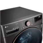 LG Lavadora Carga Frontal 25kg55lbs WM25BV2S6BR TurboWash 360° Black Steel