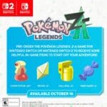 Nintendo Switch 2 Pokemon Legends ZA Black