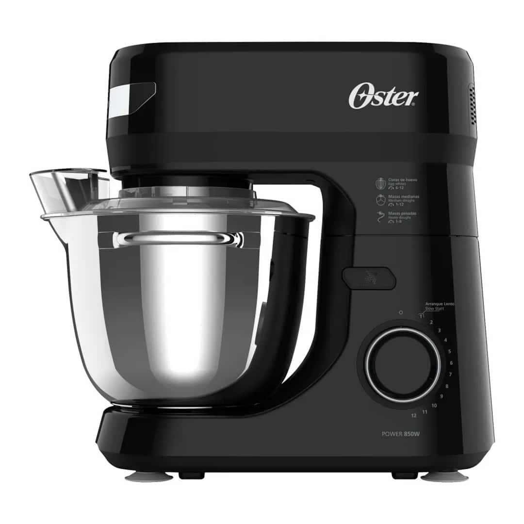 Oster Batidora Planetaria 12 velocidades, Tazón de Acero Inoxidable, 4lt, 850 W, FPSTSMPL2B (1) Oster Batidora Planetaria 12 velocidades, Tazón de Acero Inoxidable, 4lt, 850 W, FPSTSMPL2B (4)